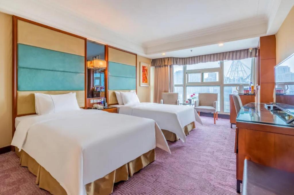 Linyi Blue Horizon Intenational Hotel Exterior photo